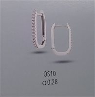 Ohrringe Soprana Dame SCHIAVE in Gold Diamante OS10 0.26